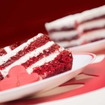 fetta di torta red velvet