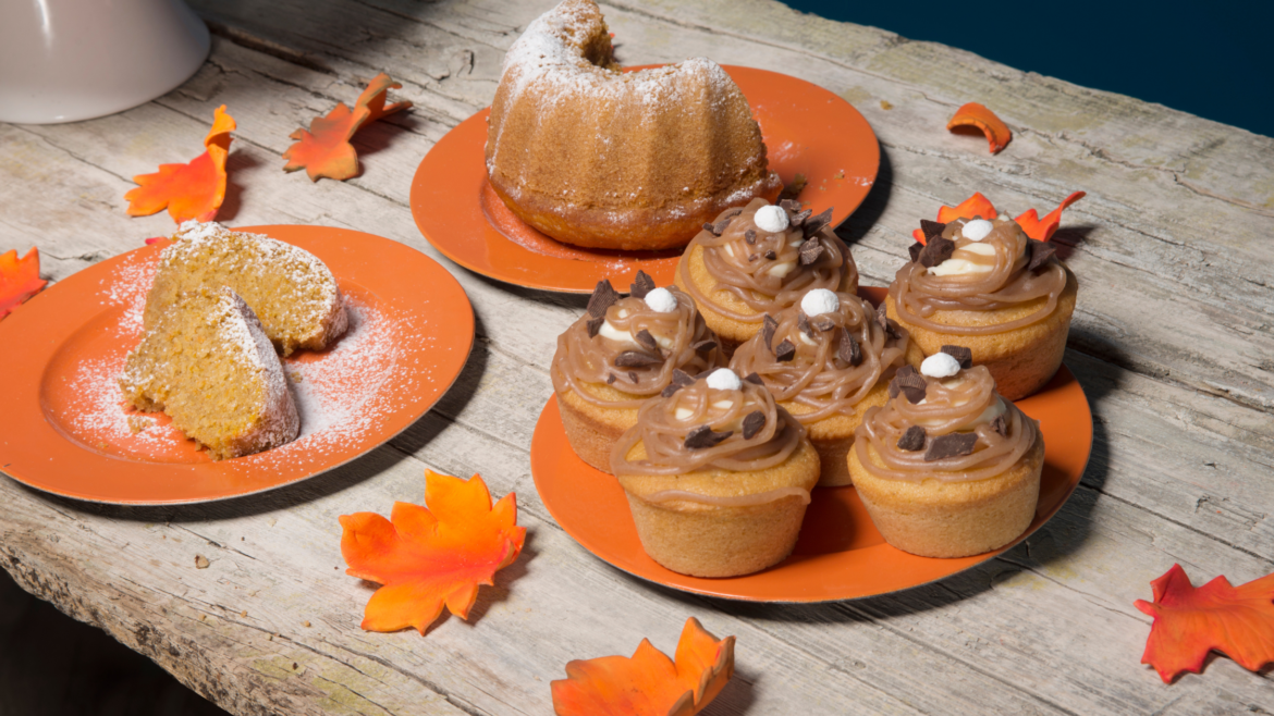 muffins con marrons glacés